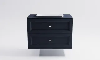 Тумба с раковиной Astra-Form Классик 4631177715822 90 см серый матовый